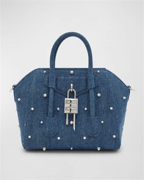 givenchy small antigona dupe|mini antigona lock denim tote bag.